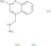 4-(Hydrazinylmethyl)-2-methylquinoline trihydrochloride