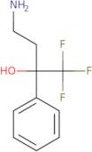 4-Amino-1,1,1-trifluoro-2-phenylbutan-2-ol