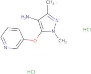 1,3-Dimethyl-5-(pyridin-3-yloxy)-1H-pyrazol-4-amine dihydrochloride