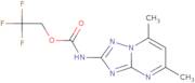 2,2,2-Trifluoroethyl N-{5,7-dimethyl-[1,2,4]triazolo[1,5-a]pyrimidin-2-yl}carbamate