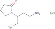 1-(1-Aminopentan-3-yl)pyrrolidin-2-one hydrochloride