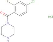 1-(4-Chloro-2-fluorobenzoyl)piperazine hydrochloride