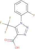 1-(2-Fluorophenyl)-5-(trifluoromethyl)-1H-1,2,3-triazole-4-carboxylic acid
