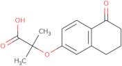 2-Methyl-2-[(5-oxo-5,6,7,8-tetrahydronaphthalen-2-yl)oxy]propanoic acid