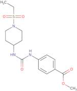 Methyl 4-({[1-(ethanesulfonyl)piperidin-4-yl]carbamoyl}amino)benzoate