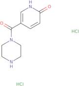 5-(Piperazine-1-carbonyl)-1,2-dihydropyridin-2-one dihydrochloride
