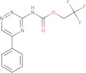 2,2,2-Trifluoroethyl N-(5-phenyl-1,2,4-triazin-3-yl)carbamate