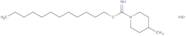 1-Dodecylsulfanylcarboximidoyl-4-methylpiperidine hydrobromide