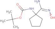 tert-Butyl N-[1-(N'-hydroxycarbamimidoyl)cyclopentyl]carbamate