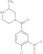 1-(4-Chloro-3-nitrobenzoyl)-3-methylpiperazine