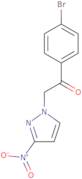 1-(4-Bromophenyl)-2-(3-nitro-1H-pyrazol-1-yl)ethan-1-one