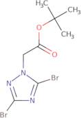 tert-Butyl 2-(dibromo-1H-1,2,4-triazol-1-yl)acetate