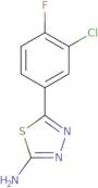 5-(3-Chloro-4-fluorophenyl)-1,3,4-thiadiazol-2-amine