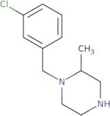 1-[(3-Chlorophenyl)methyl]-2-methylpiperazine