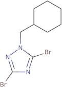 3,5-Dibromo-1-(cyclohexylmethyl)-1H-1,2,4-triazole