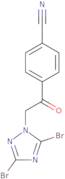 4-[2-(Dibromo-1H-1,2,4-triazol-1-yl)acetyl]benzonitrile