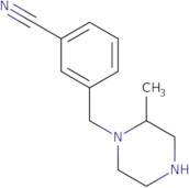 3-[(2-Methylpiperazin-1-yl)methyl]benzonitrile