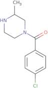 1-(4-Chlorobenzoyl)-3-methylpiperazine