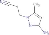 3-(3-Amino-5-methyl-1H-pyrazol-1-yl)propanenitrile
