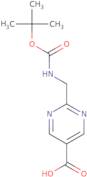 2-(((tert-Butoxycarbonyl)amino)methyl)pyrimidine-5-carboxylic acid