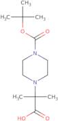 2-{4-[(tert-Butoxy)carbonyl]piperazin-1-yl}-2-methylpropanoic acid