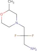 2,2-Difluoro-3-(2-methylmorpholin-4-yl)propan-1-amine