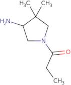 1-(4-Amino-3,3-dimethylpyrrolidin-1-yl)propan-1-one