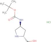 (2R,4S)-2-Hydroxymethyl-4-Boc-aminopyrrolidine hydrochloride