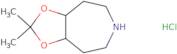 rac-(3aR,8aS)-2,2-Dimethyl-octahydro-[1,3]dioxolo[4,5-d]azepine hydrochloride, cis