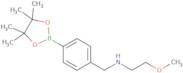 2-Methoxy-N-(4-(4,4,5,5-tetramethyl-1,3,2-dioxaborolan-2-yl)benzyl)ethanamine