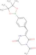 1-Acetyl-3-(4-(4,4,5,5-tetramethyl-1,3,2-dioxaborolan-2-yl)benzyl)piperazine-2,5-dione