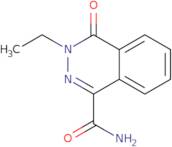 3-Ethyl-4-oxo-3,4-dihydrophthalazine-1-carboxamide