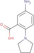 5-Amino-2-pyrrolidin-1-yl-benzoic acid