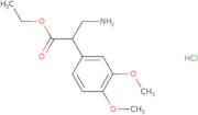 Ethyl 3-amino-2-(3,4-dimethoxyphenyl)propanoate hydrochloride