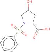 1-(Benzenesulfonyl)-4-hydroxypyrrolidine-2-carboxylic acid