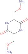 (3R,6R)-3,6-Bis[(aminooxy)methyl]-2,5-piperazinedione