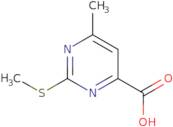 6-Methyl-2-(methylsulfanyl)pyrimidine-4-carboxylic acid