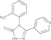 4-(2-Methylphenyl)-5-(pyridin-4-yl)-4H-1,2,4-triazole-3-thiol