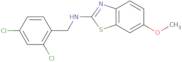 N-[(2,4-Dichlorophenyl)methyl]-6-methoxy-1,3-benzothiazol-2-amine