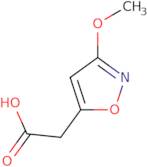 2-(3-Methoxy-1,2-oxazol-5-yl)acetic acid