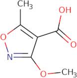 3-Methoxy-5-methyl-1,2-oxazole-4-carboxylic acid