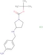 3-(4-Aminobenzylamino)pyrrolidine-1-carboxylic acid tert-butyl ester hydrochloride