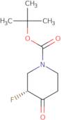 1-Boc-(3R)-3-fluoro-4-oxopiperidine