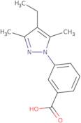 3-(4-Ethyl-3,5-dimethyl-1H-pyrazol-1-yl)benzoic acid