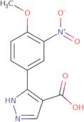 5-(4-Methoxy-3-nitrophenyl)-1H-pyrazole-4-carboxylic acid