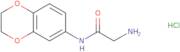 2-Amino-N-(2,3-dihydro-1,4-benzodioxin-6-yl)acetamide hydrochloride