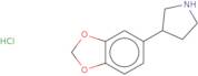 3-(1,3-Dioxaindan-5-yl)pyrrolidine hydrochloride