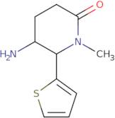 5-Amino-1-methyl-6-thiophen-2-ylpiperidin-2-one