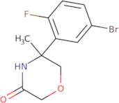 5-(5-Bromo-2-fluorophenyl)-5-methylmorpholin-3-one