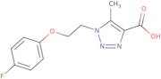 1-[2-(4-Fluorophenoxy)ethyl]-5-methyl-1H-1,2,3-triazole-4-carboxylic acid